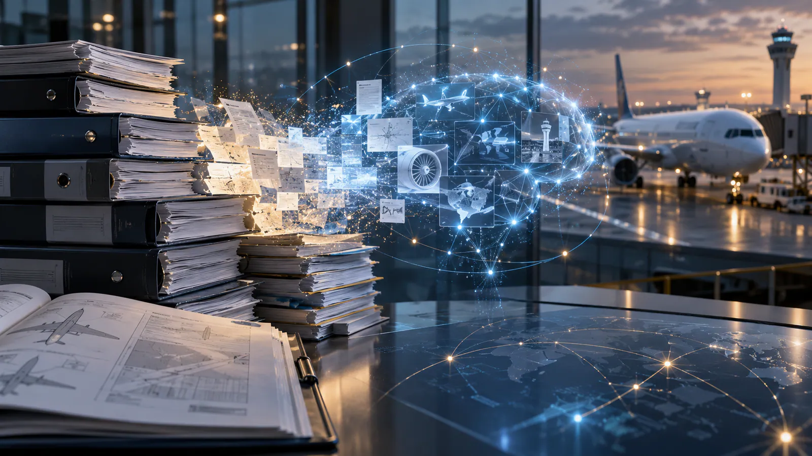 Airline manuals and technical documents becoming secure searchable private AI knowledge