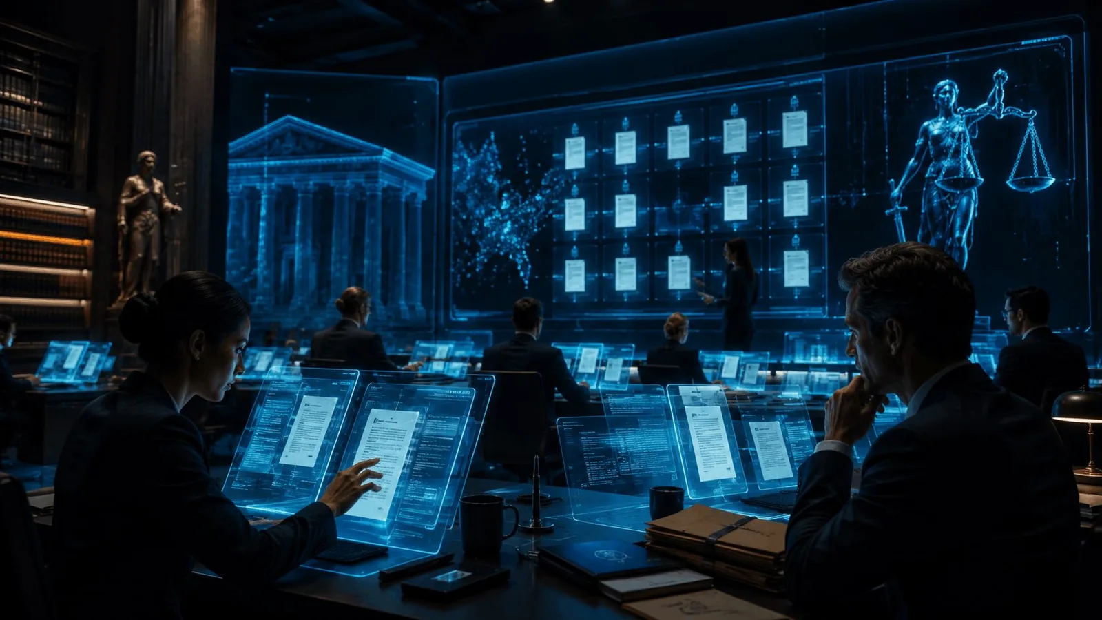 Confidential legal documents processed inside a controlled private AI environment