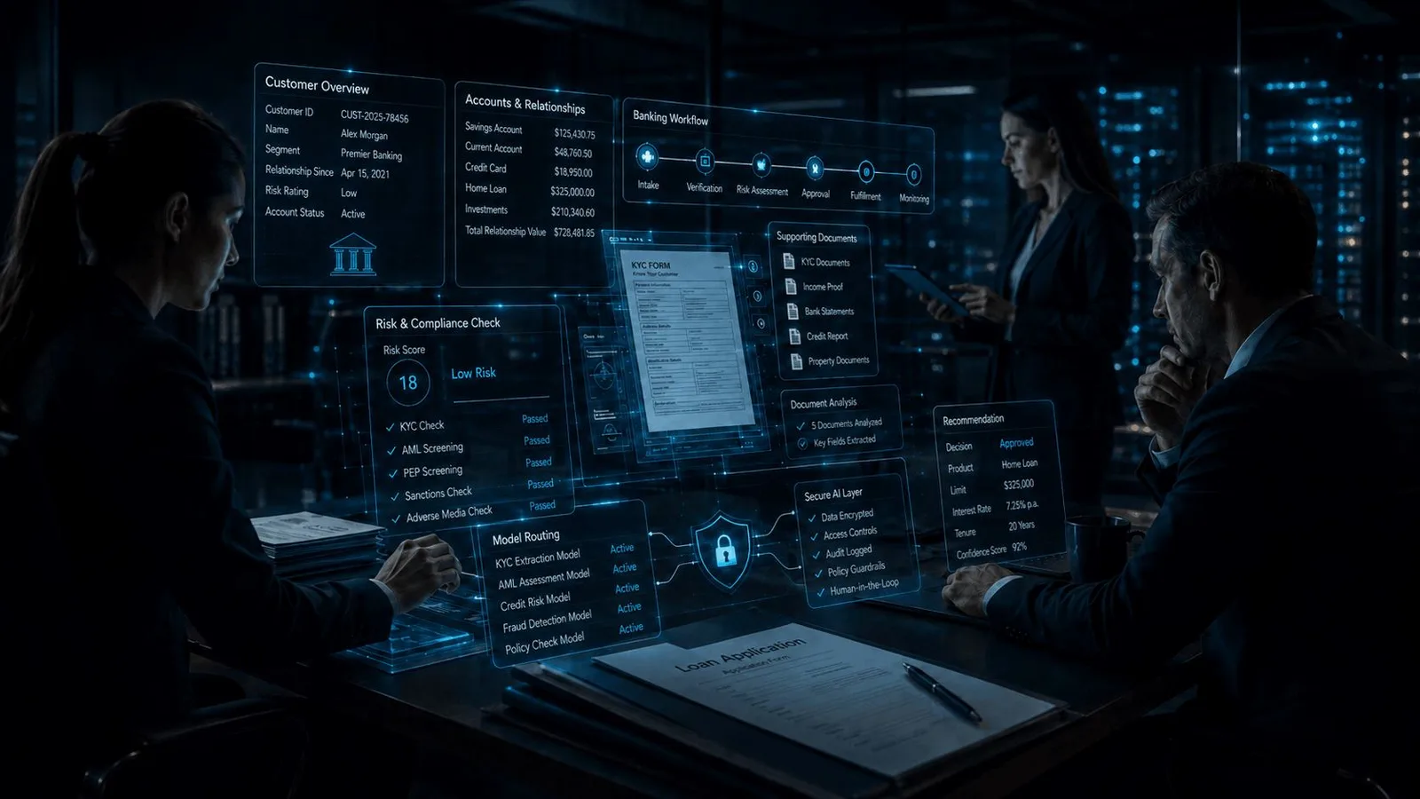 Modern financial services workplace